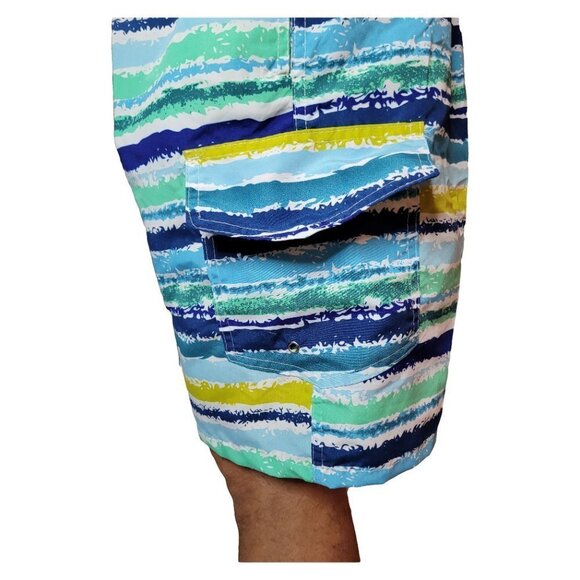 Men's Cargo Pocket Swim Trunks Swim Shorts, Beach Suit Board Swimwear & Lining - Picture 2 of 5